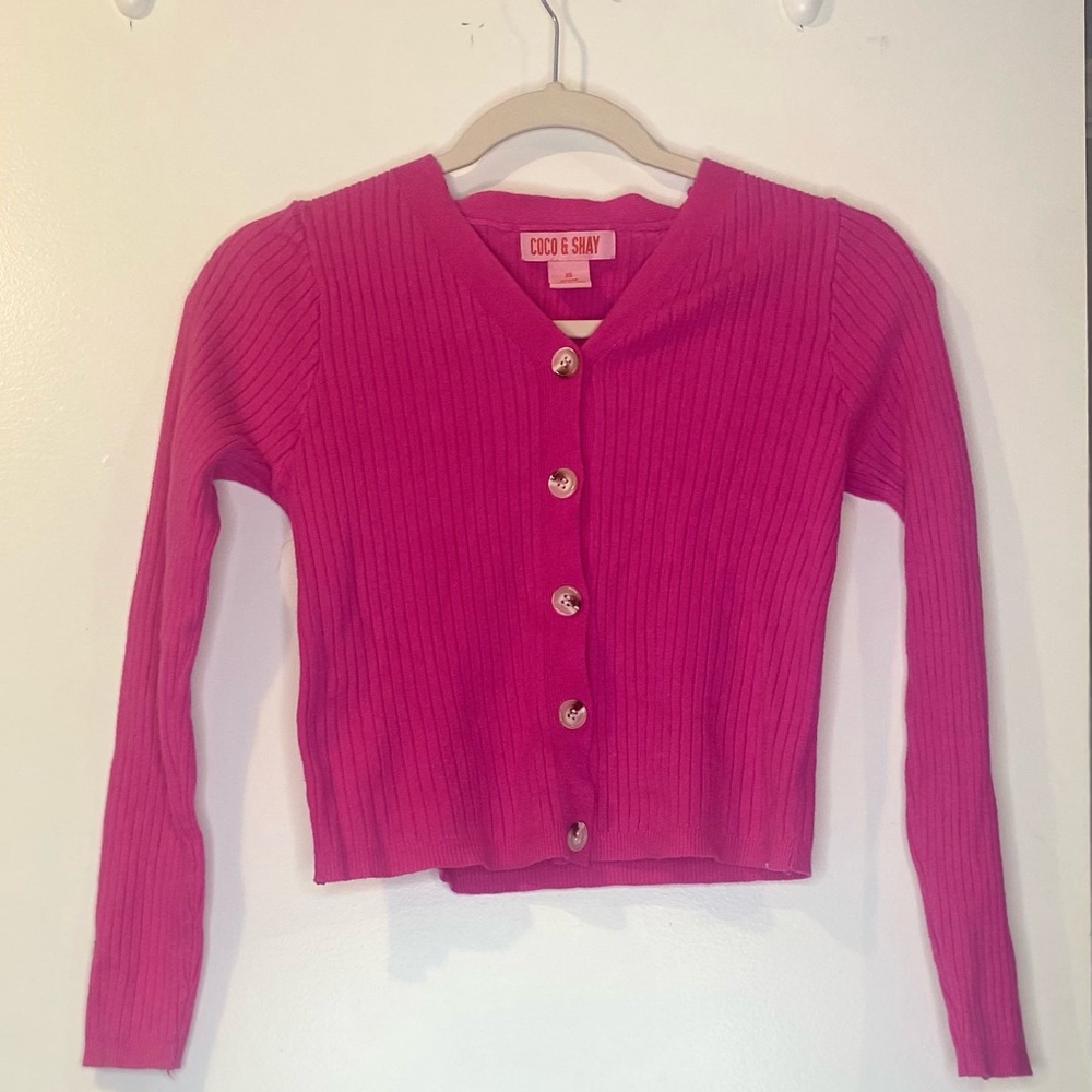 Hot pink sweater